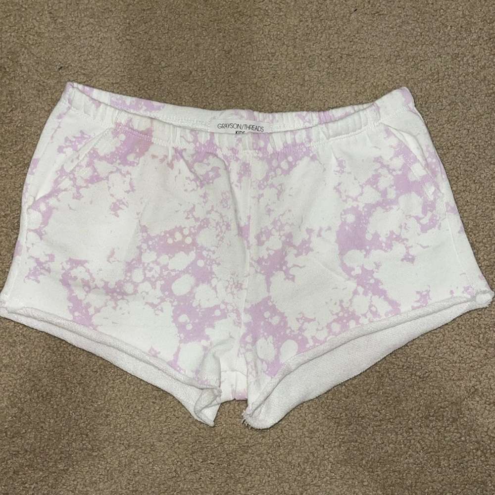 Tye Dye Lavender Lounge Shorts